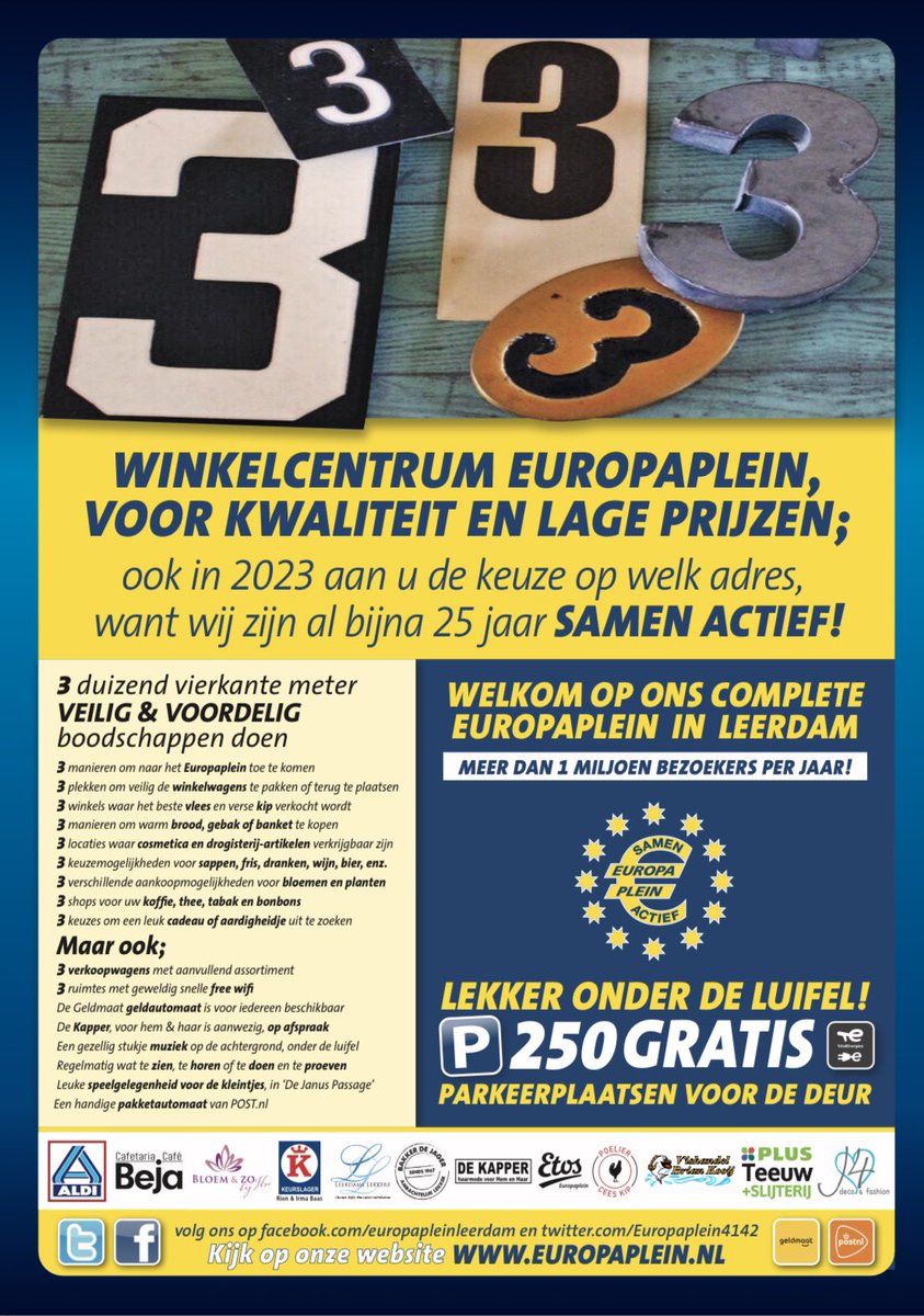 Aan U de keuze op <a href="/Europaplein4142/">Europaplein Leerdam</a> !