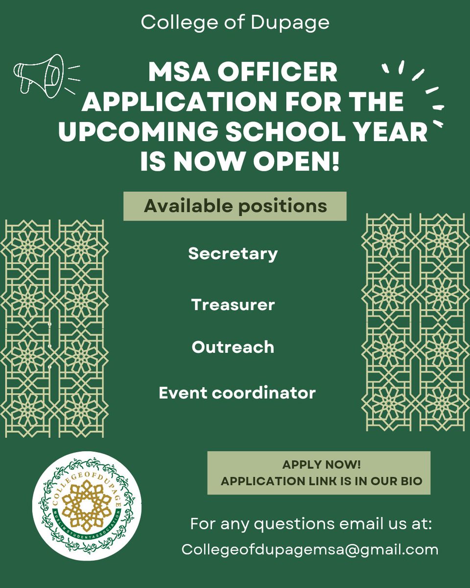 College of DuPage MSA tweet media