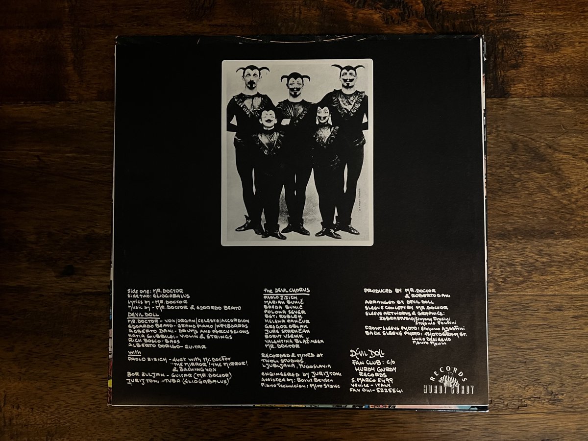 CultFavRecords's tweet image. #11 - Devil Doll - Eliogabalus - Hurdy Gurdy Records (IT) - 1990

It's difficult to choose a favourite Devil Doll album but this is the one that keeps nudging ahead for me.

Very sparse, spacious and beautiful production. 

#DevilDoll #MrDoctor #OriginalPressing