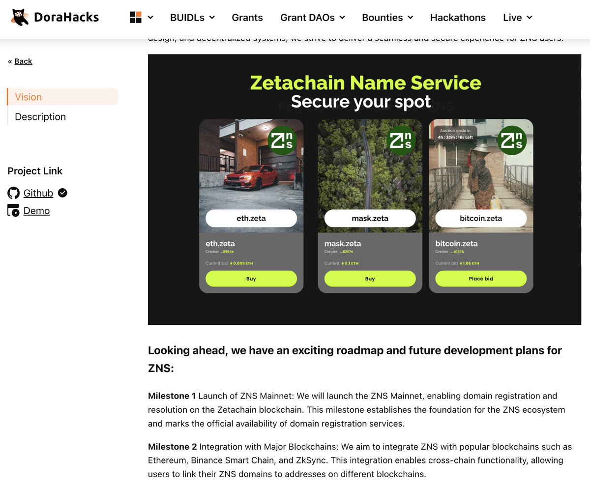 ZNSConnect's tweet photo. Exciting news!

We're thrilled to be participating in the Omnichain  hackathon by @DoraHacks and @zetachain

🚀 Join us as we explore the limitless possibilities of ZNS technology. #Zetachain #zns
Please support us by checking out our submission : https://t.co/4TSyeHNG21 https://t.co/xJrFgKNYqU