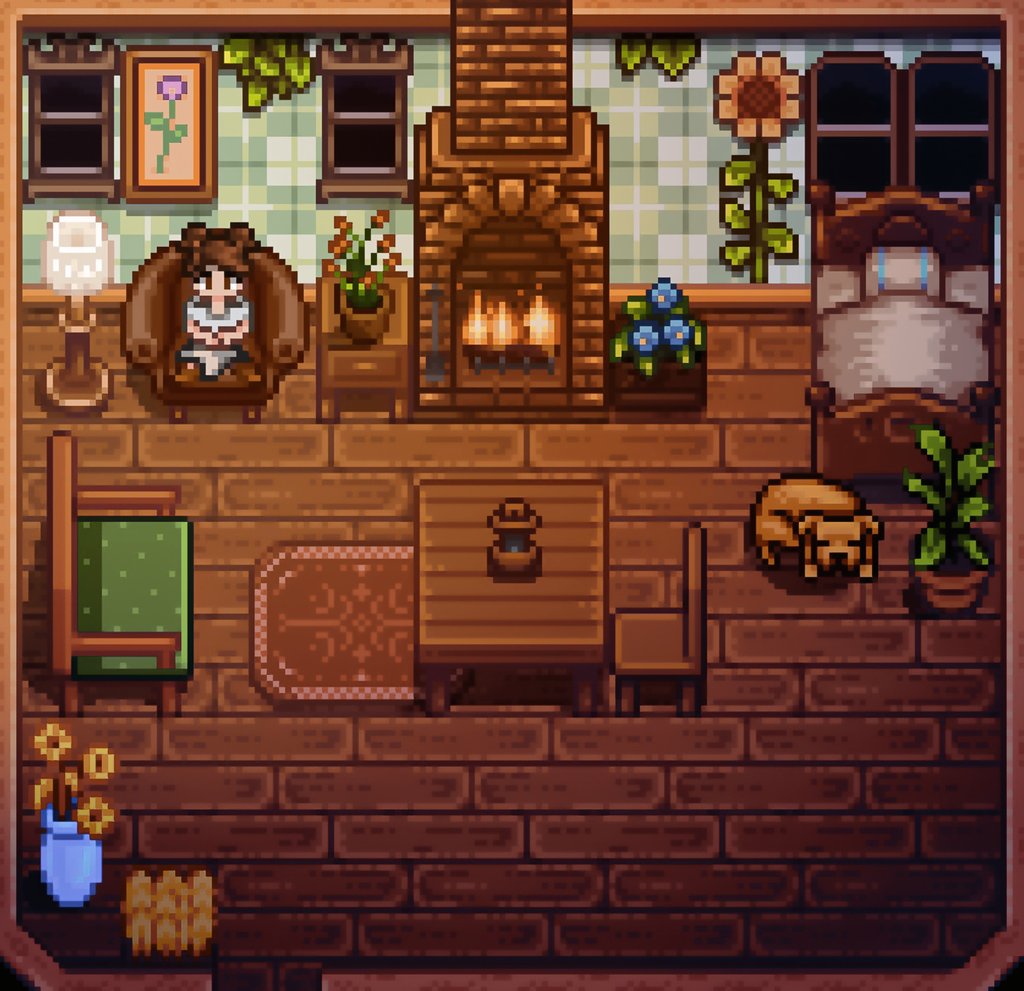 it's not much yet but it's cosy 🤍
#stardewvalley