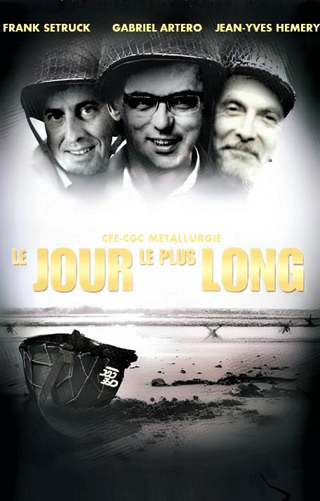 « Ici Le Havre …. Les métallos parlent aux métallos … »
En ce 6 juin, c’est le « D-day » ! 
Lancement du 45eme #congresMetalCfeCgc 
Pour <a href="/gabfd/">Artero Gabriel</a> , <a href="/HEMERYJY/">HEMERY Jean-Yves</a> et Frank…le « jour le plus long » !! 
<a href="/Metalcfecgc/">Métallurgie CFE-CGC</a> <a href="/fhommeril/">François Hommeril</a> <a href="/SMIDEFCFECGC/">SMIDEF CFE-CGC</a> <a href="/ColtinDidier/">Didier COLTIN</a> <a href="/FABOO73/">faboo3173</a> @JMBrtho