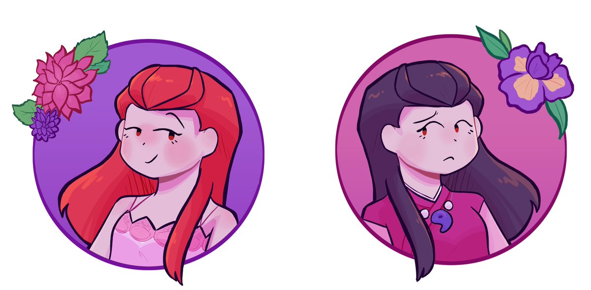 Hey guys!! New epic product alert, just got a really silly sticker set of the Hawthorne sisters up on my redbubble!!