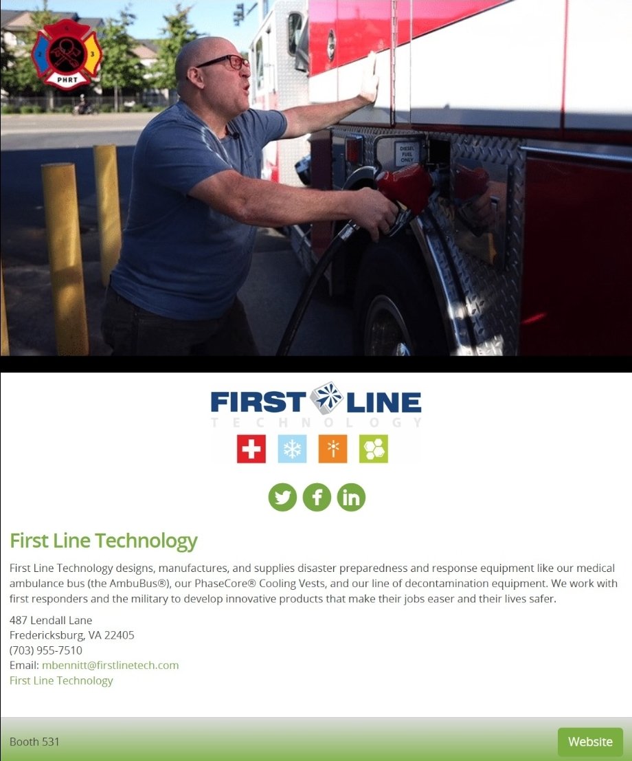 HazmatandRescue's tweet image. One of our favorite instructors, Craig Dyer, will be at the IAFC Hazmat Conference, we are excited to have another one of our instructors there showing off @FirstLineTech and explaining what they offer. Come see him at Booth 531 and see what all the rave is.
#Hazmat2023