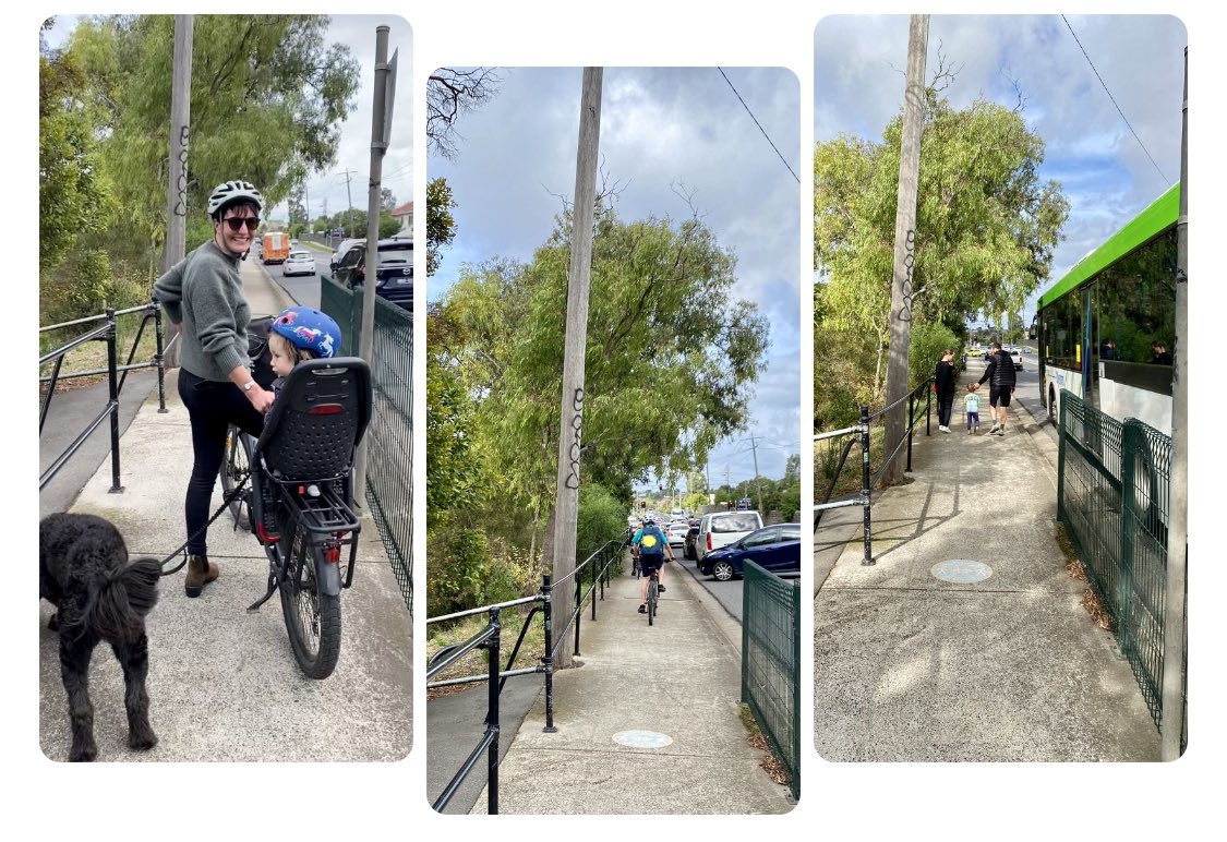 Snapshot of some Murray Rd [racetrack] users. 

If you walk, ride or catch PT on Murray Rd, please consider coming to our COMMUNITY MEETING - LET’S MAKE MURRAY RD SAFER 
2pm Sunday 18 June
Newlands Senior Citizens Centre. 

EVENT INFO 👉🏼 fb.me/e/36AXkufUK?mi…

#ride2school