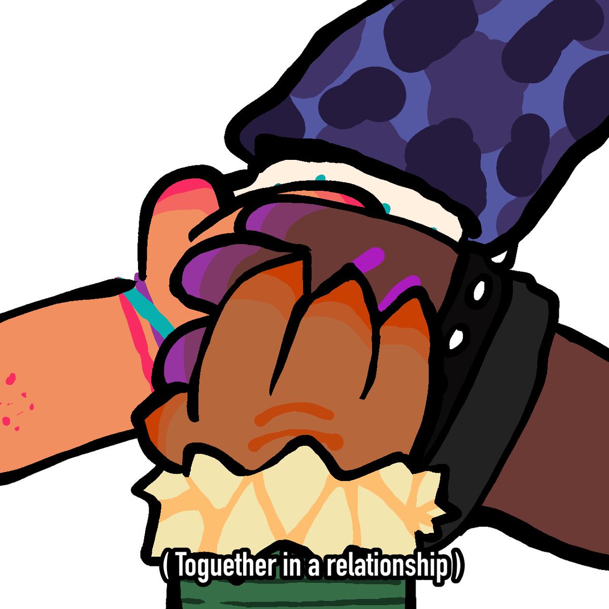 StinkyPan's tweet photo. this is how it feels shipping alomaskull #coroika #splatoon #aloha #mask #skull #army https://t.co/yLDnaMRttU