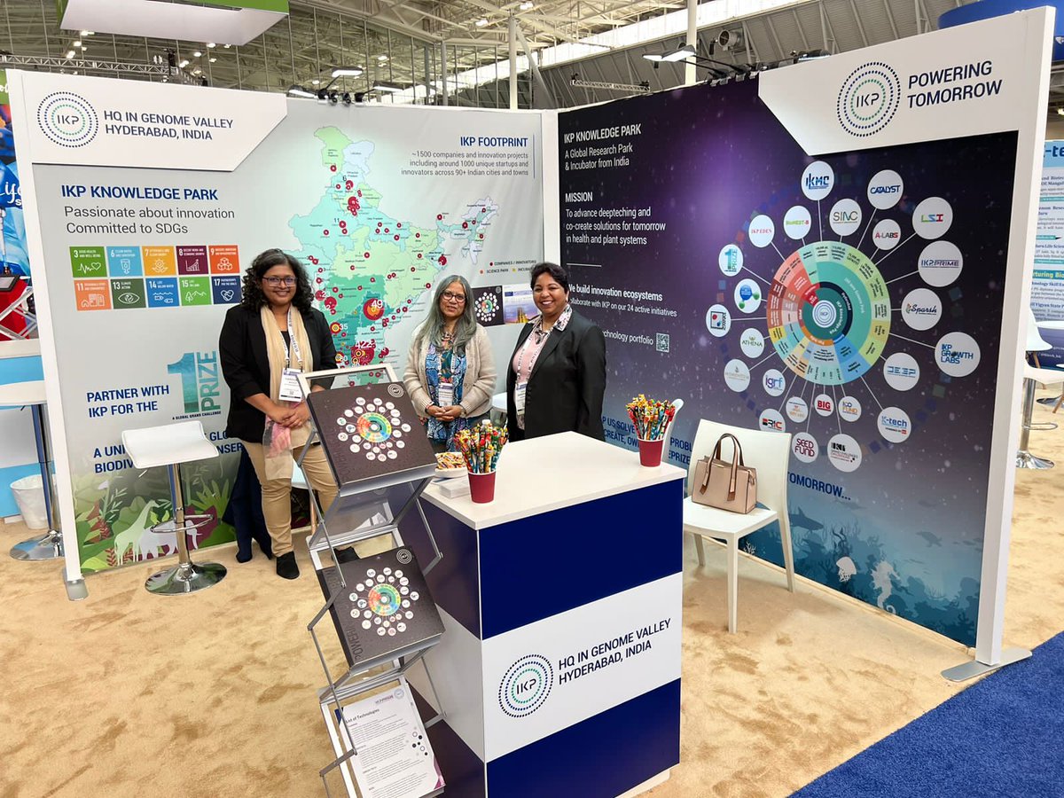 IKP_SciencePark's tweet photo. #BIO2023 is afoot! If you’re in Boston and are part of the global #innovation ecosystem, come to booth #3545 in the Indian Pavilion.

Meet our team here: @DeepanwitaC, @bandhana_katoch, Harshada Wadkar.

If you can’t make it, stay tuned for daily updates right here. https://t.co/scEiWxurvB