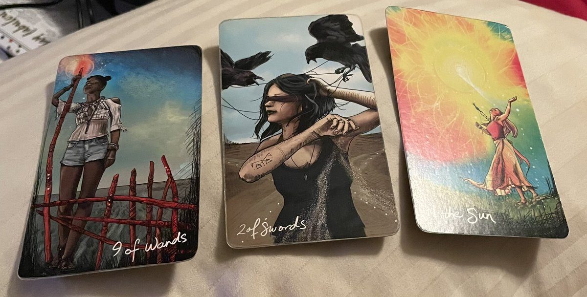 #pastpresentfuture #pastpresentandfuture energy: #9ofWands #nineofwands #2ofswords #twoofswords #thesuntarot #thesun 

In the past, you had to put a lot of effort and energy to move forward. You had intense struggles and had to have a lot of persistence to get to where you are