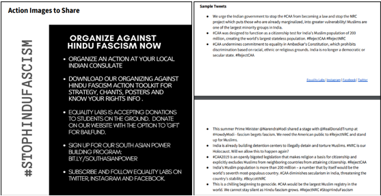 In 2020 Equality Labs released tool-kits and pamphlets during the #CAA-NRC protests indicating ‘India’s path to Genocide of minorities’.

Subsequently however, they deleted the toolkit & pamphlets also from its social media & its website!

(15/n)