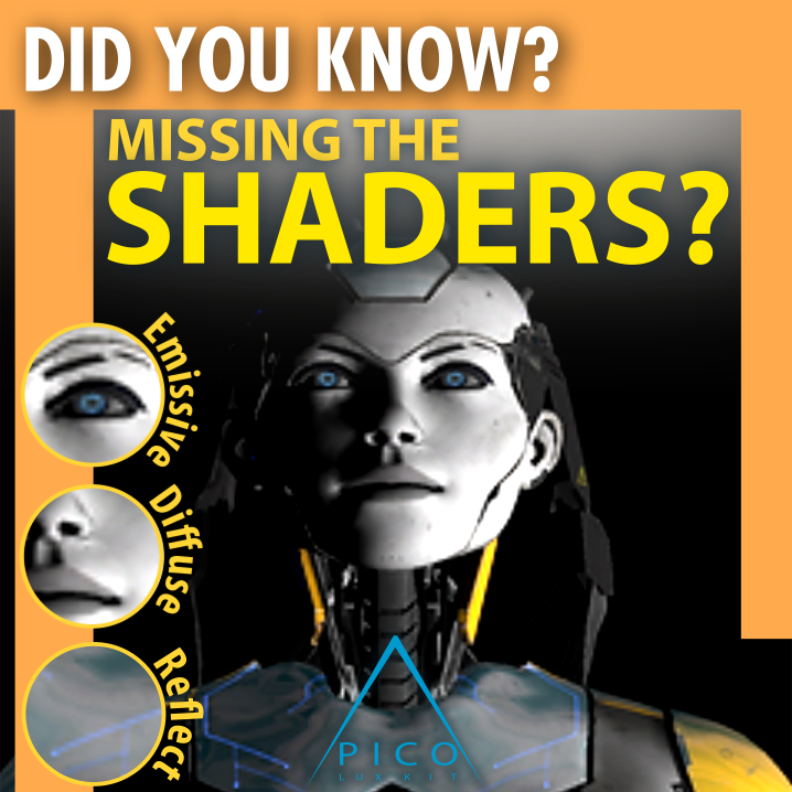 Gigabalance's tweet photo. Pico Lux Kit does not let you write pixel shader code, and probably never will. It's kept very simple.

Instead, the kit defines a few preset ways of drawing geometry, with different shading modes and effects that can be combined and tuned for your needs with simple parameters. https://t.co/qphfn8kwQm