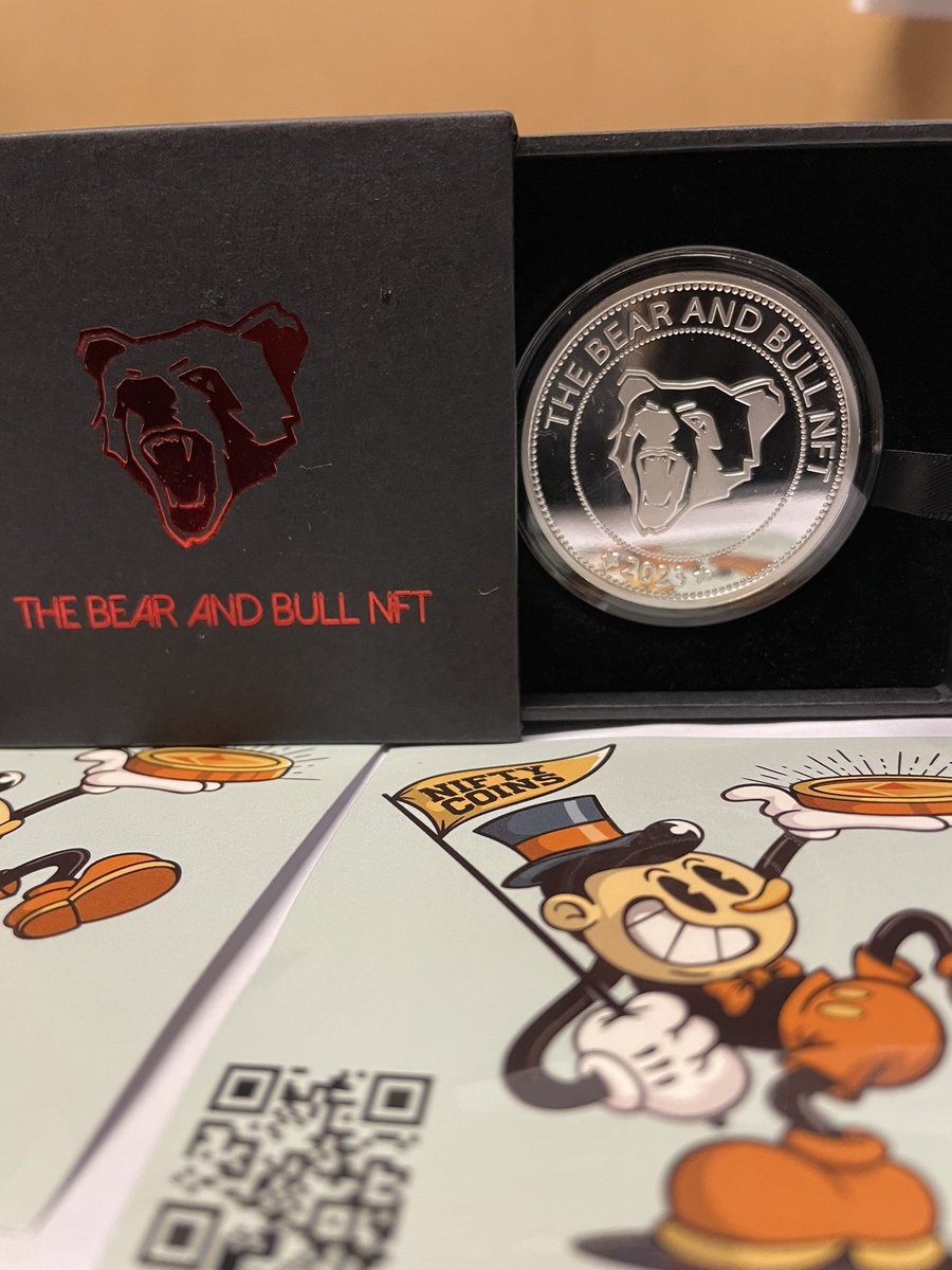 Wink (@josh29203534) on Twitter photo I don’t normally get excited by the postman, but today…#YUGE Big love to <a href="/cryptoequip/">cryptoequip.eth</a> and the <a href="/bearandbullnft/">The Bear And Bull NFT</a> #Daoone for their tireless efforts around the clock! Shoutout <a href="/CoinsNifty/">Nifty Coins</a> for the exceptional quality and service! #BBNFT 🔥🙌🏻🙏🏻💙 I don’t normally get excited by the postman, but today…#YUGE Big love to <a href="/cryptoequip/">cryptoequip.eth</a> and the <a href="/bearandbullnft/">The Bear And Bull NFT</a> #Daoone for their tireless efforts around the clock! Shoutout <a href="/CoinsNifty/">Nifty Coins</a> for the exceptional quality and service! #BBNFT 🔥🙌🏻🙏🏻💙
