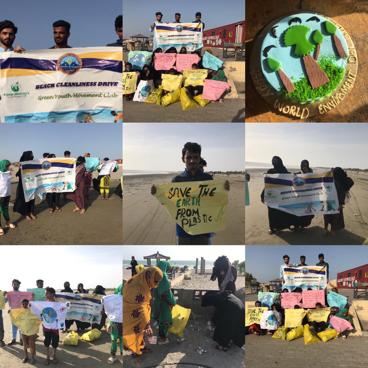 GhulamnabiMura5's tweet photo. World Environment Day 5th June, 2023
"Beat Plastic Pollution"
*Beach Cleanliness Drive*
@UnivTurbat @hecpkofficial @GYMClub_UoT @PMsYouthProgram
@MahjabeenSheran @Jeand_ibrahim
@ClimateChangePK @UNEP
#GreenYouthMovement #GYMclubs #PM4Youth
#AaoKerDikhaien
#GwadarBeach https://t.co/UEZsaj3rZW