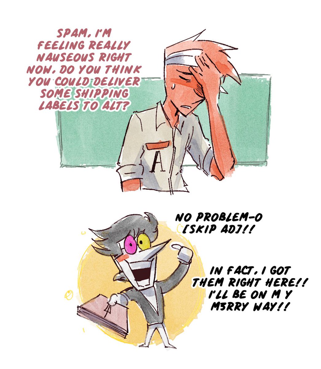 citruscrisp's tweet image. I haven&apos;t drawn spamton in a while but i still always make him fuck up everything
#addisona #addisonoc #delatrune #spamton