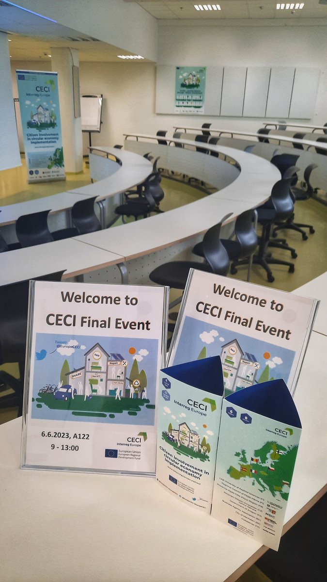 We are ready for the <a href="/EuropeCECI/">CECI Interreg Europe project</a> final event taking place today at <a href="/LABfinland/">LABfinland</a> campus in #lahti &amp; also online! Our focus is on #citizenengagement in #circulareconomy <a href="/interregeurope/">Interreg Europe</a>  <a href="/PHliitto/">Päijät-Hämeen liitto</a>