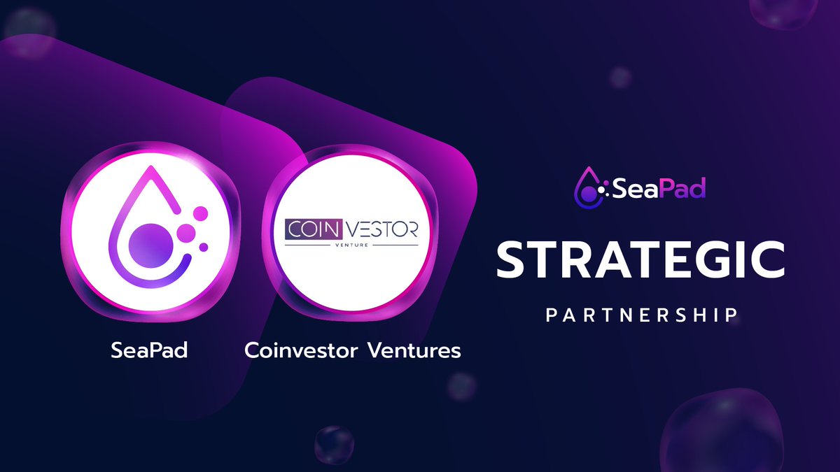 SeaFi_AI's tweet photo. We're excited to announce our strategic partnership with @CoinvestorV !🤝

Coinvestor Ventures offers advanced solutions for your crypto projects to succeed, with investments in startups operating in dozens of countries.💰

Together, we will build the future 🤗

#SeaPad #Coinvestor