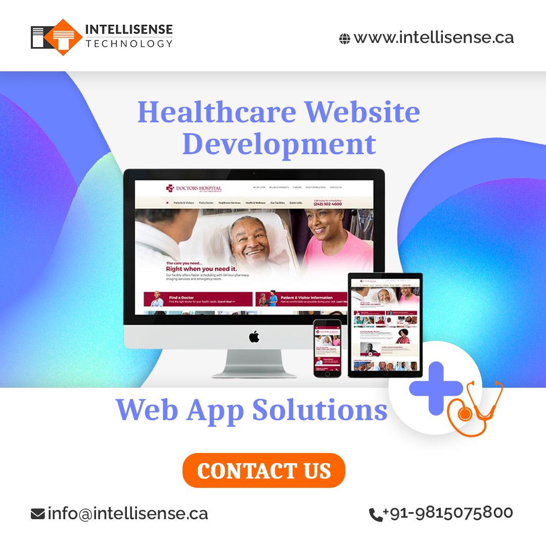 Intelisensetech's tweet image. Empower your healthcare business with our innovative web and app solutions.
Know more about us and our services intellisense.ca/web-developmen…
or
Call 9815075800
.
.
#intellisensetechnology #websitedevelopmentcompany #hirewebdeveloper #healthcarewebdevelopment #webdevelopmentagency