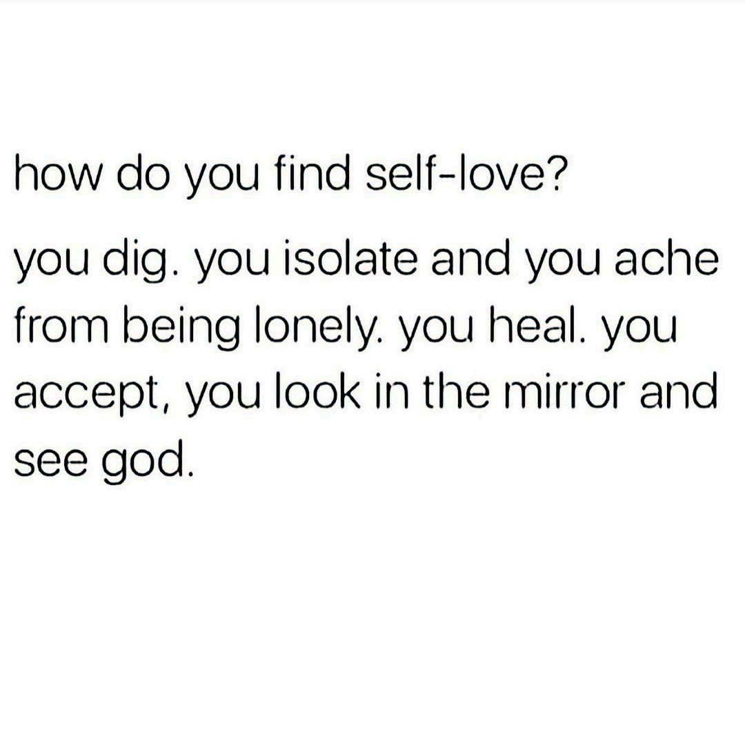 How do you find self-love?