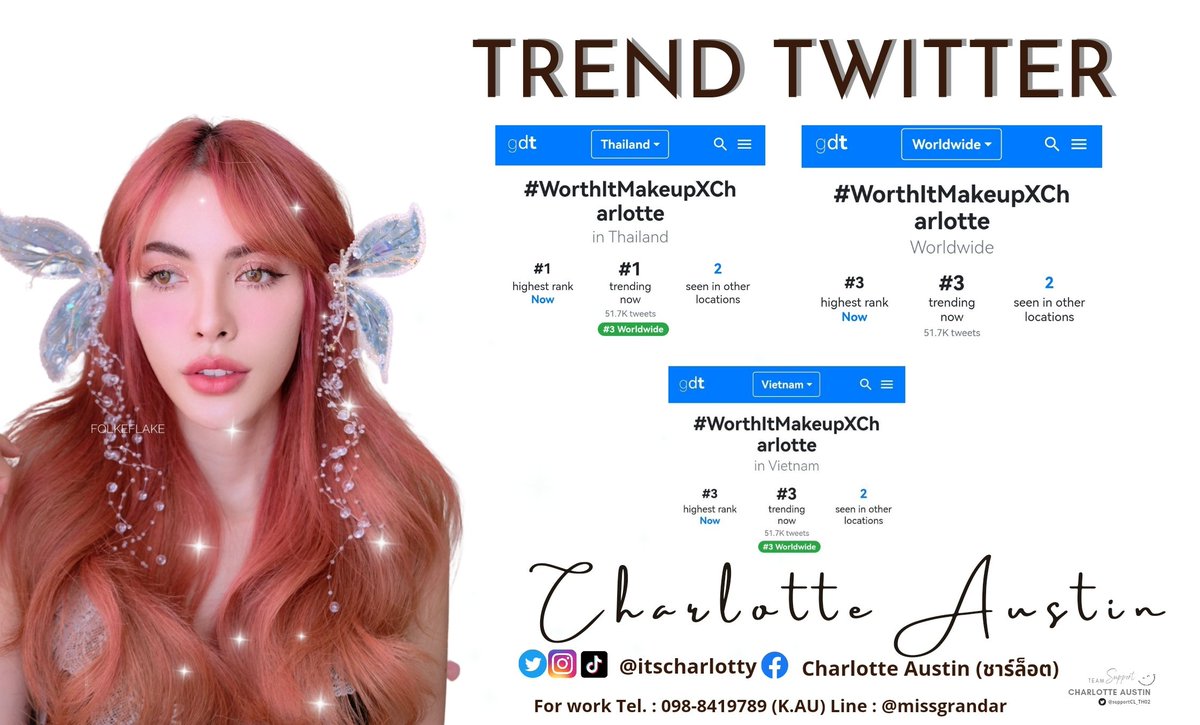 SUPPORT CHARLOTTE TH on Twitter "📢 Update trends twitter 06/06/2023