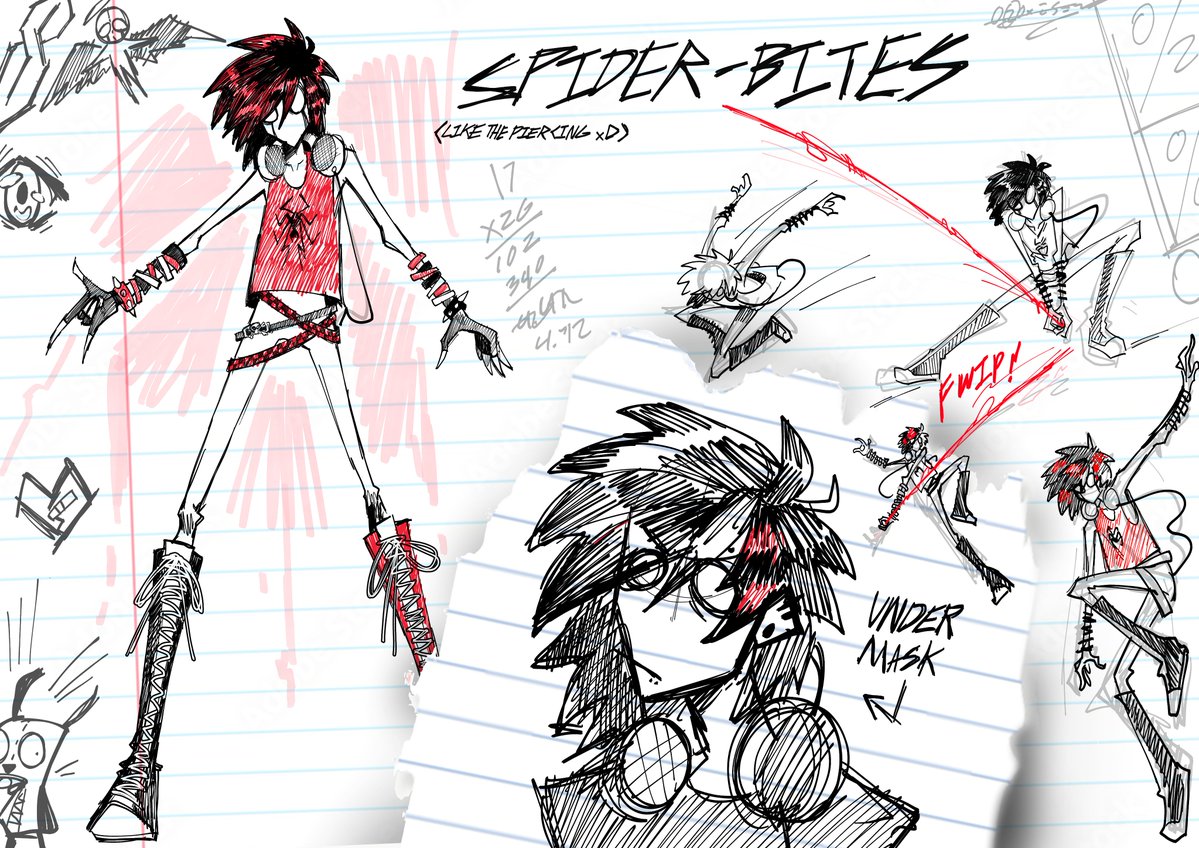 was originally gonna make a normal spidersona but then i had a hilarious idea