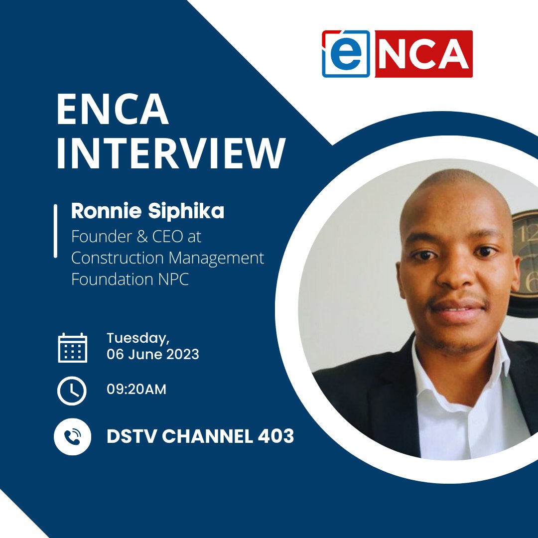 Ronnie S. Siphika on Twitter "We are on eNCA this morning chatting on leadership crisis in the