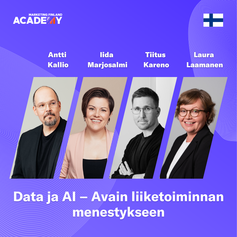 Miten toimintamalleja tulee muuttaa, jotta kasvavan datamassan ja vauhdilla kehittyvän AI:n hyödyt saadaan liiketoiminnan tueksi? Dagmarin Antti Kallio, Iida Marjosalmi, Tiitus Kareno ja SATOn Laura Laamanen kertovat näkemyksensä 14.6:
lnkd.in/dkzt2rWi
<a href="/marketing_fin/">Marketing Finland</a>