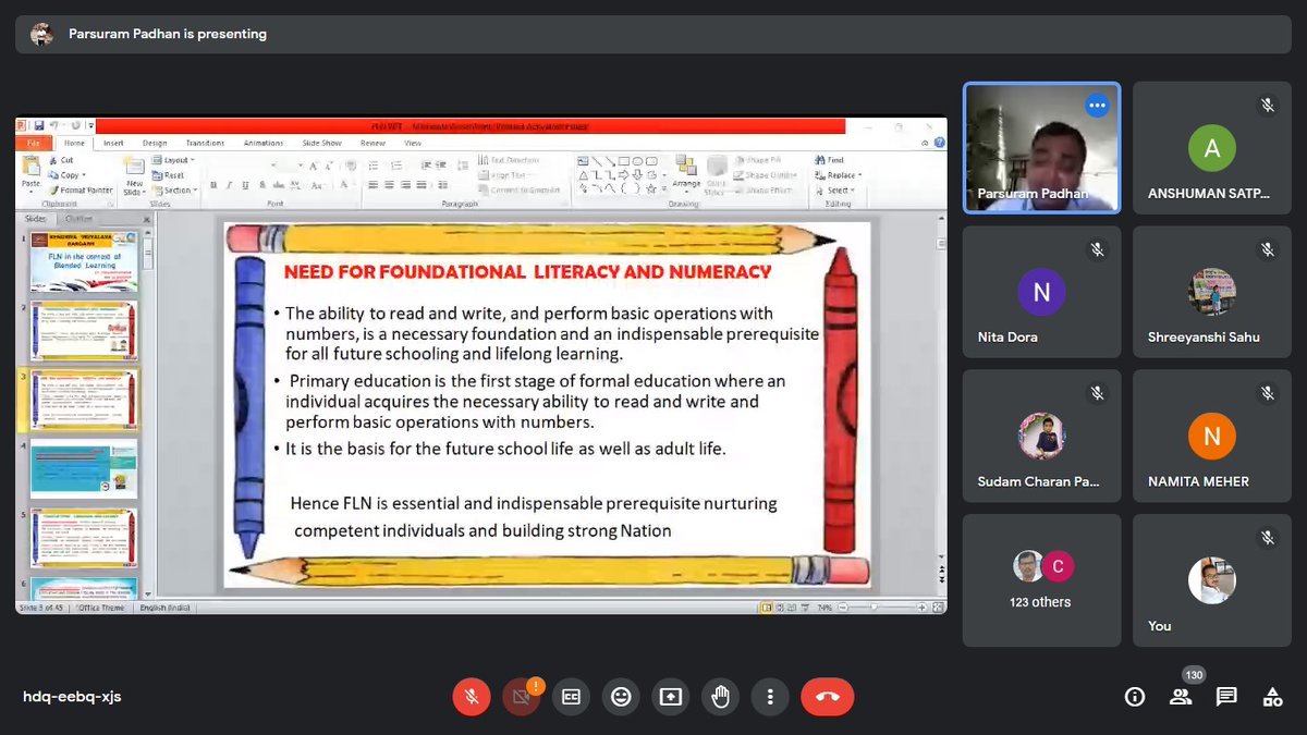 Online Workshop conducted today (6th June 2023) on 'Ensuring FLN in the context of Blended Learning' #Janbhagidari to celebrate India's  #G20Presidency
#FLN #NEP2020
@BbsrRo
@KVS_HQ