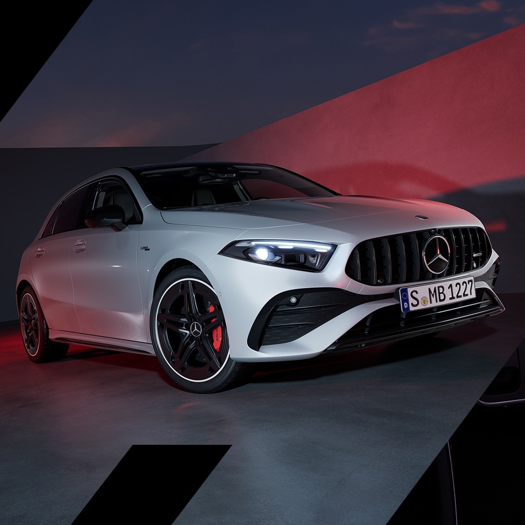 sundaram_motors's tweet photo. Drive thrill to the next level. The new Mercedes-AMG A 45S 4MATIC+ #AMGA45S #nstantThrill #MercedesBenzlndia #SundaramMotors
Disclaimer: Accessories, colors, and fitments shown may not be part of standard specification. https://t.co/EhPxUHgf5Q