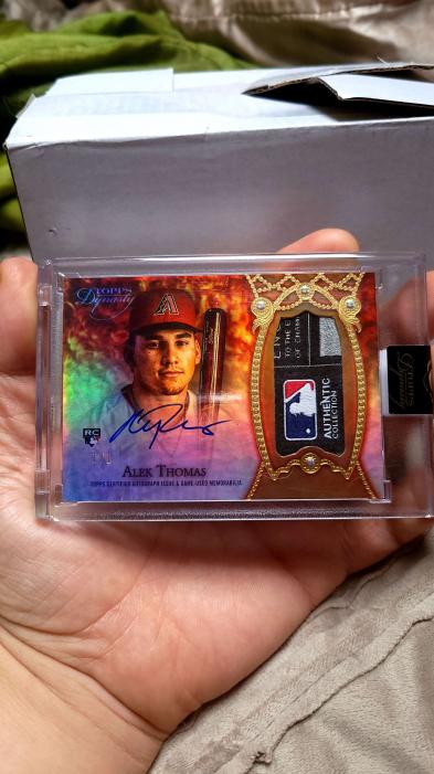 ChasingBreaks's tweet photo. If you know any Alek Thomas collectors, send them my way! This just came in and I'd like to move it. Taking offers. https://t.co/37PezXIJwr