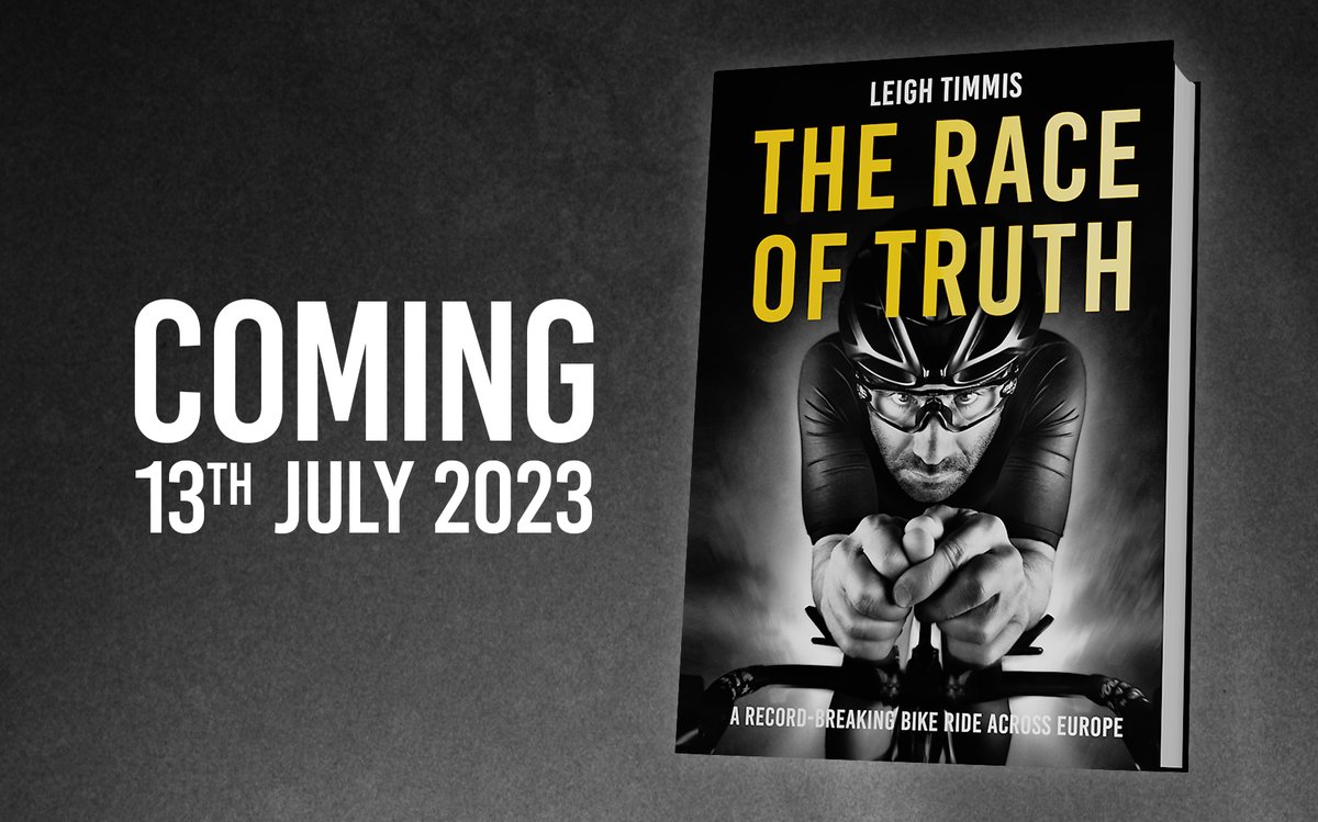 🚨 𝗕𝗼𝗼𝗸 𝗿𝗲𝗹𝗲𝗮𝘀𝗲 🚨 I’m very excited to announce that The Race of Truth, the book about my 2018 record-breaking cycle across Europe, will be published by Summersdale Publishers on 13 July 2023