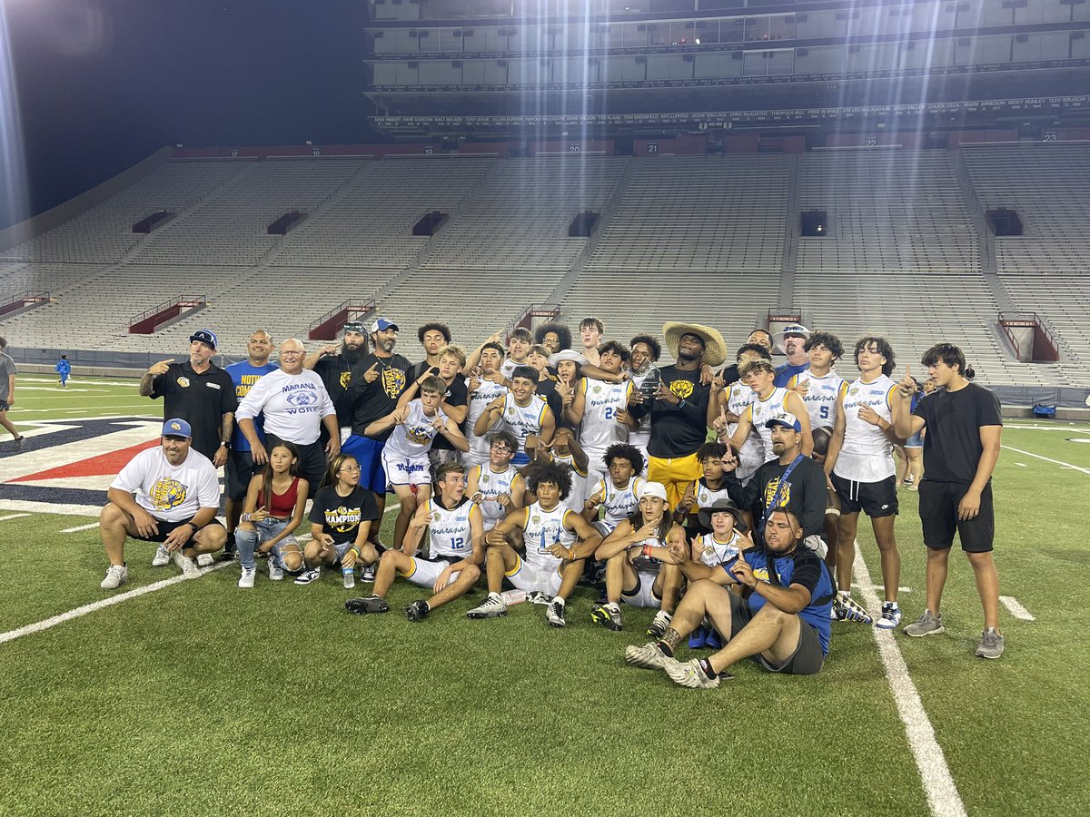 Markus Gonzales (@markusmhs) on Twitter photo And… Another one in the books Monday Night Football Champs at the U of A!!! I couldn’t ask for better coaches and teammates we played hard and went UNDEFEATED!!! <a href="/MaranaFB/">Marana Tiger Football</a> <a href="/CoachSteward__/">Phillip Steward</a> And… Another one in the books Monday Night Football Champs at the U of A!!! I couldn’t ask for better coaches and teammates we played hard and went UNDEFEATED!!! <a href="/MaranaFB/">Marana Tiger Football</a> <a href="/CoachSteward__/">Phillip Steward</a>