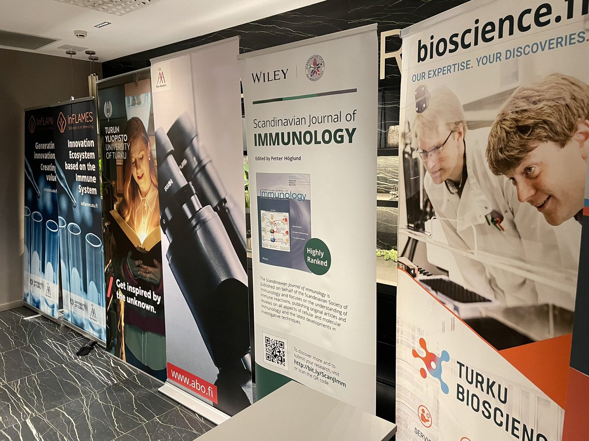 In good company with the other supporting organisations of #ssi2023. <a href="/scandjimmunol/">Scandinavian Journal of Immunology</a> <a href="/SSI_immunology/">SSI</a>