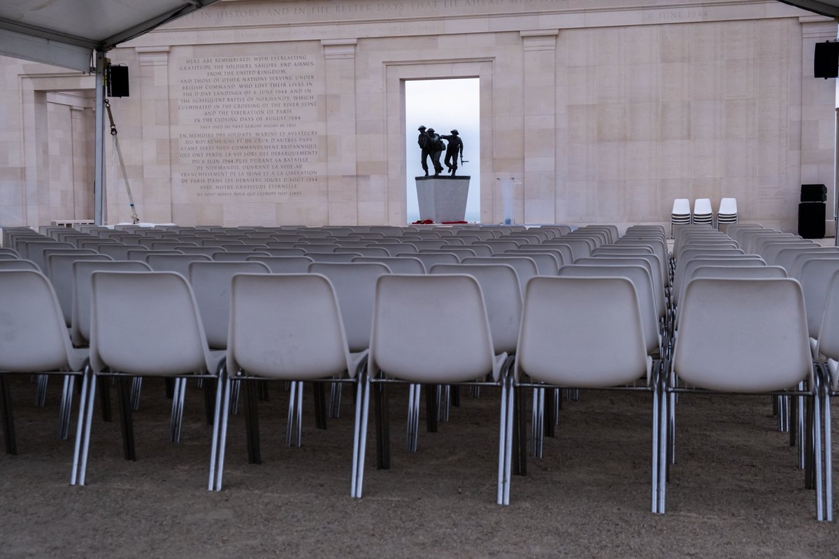 The British Normandy Memorial on the 79th anniversary of D-Day. 

The  names of 22,442 servicemen and women under British command who fell on D-Day and during the Battle of Normandy. Inscribed in stone, to be remembered for ever.