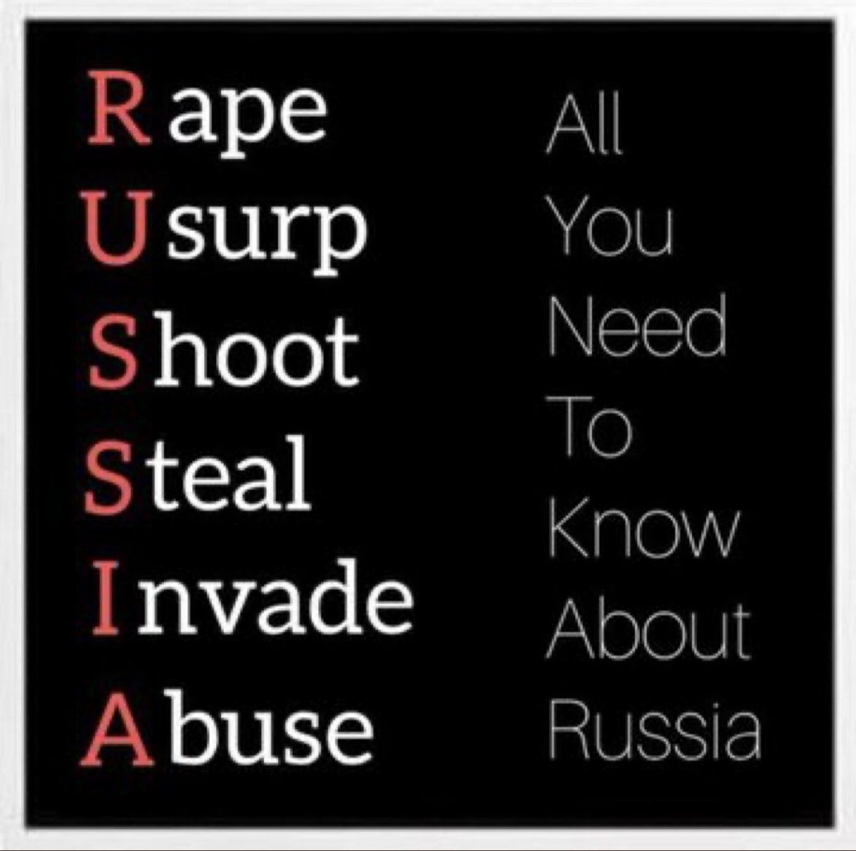 @ZelenskyyUa #RussiaIsATerroristState