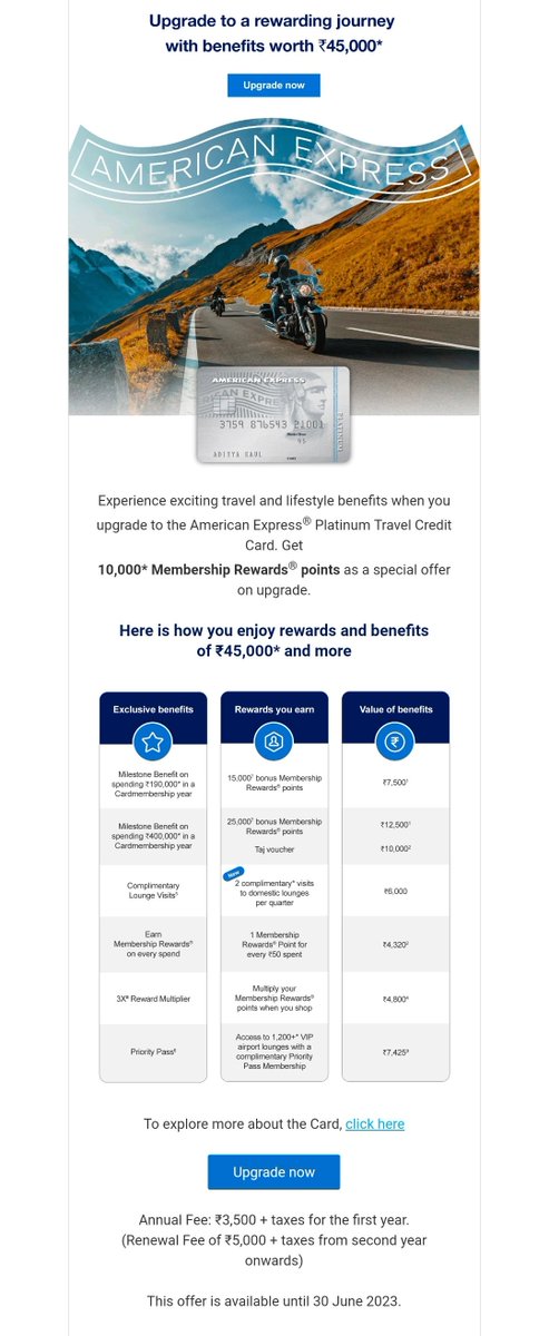 Amex upgrade offer : should I go for it?