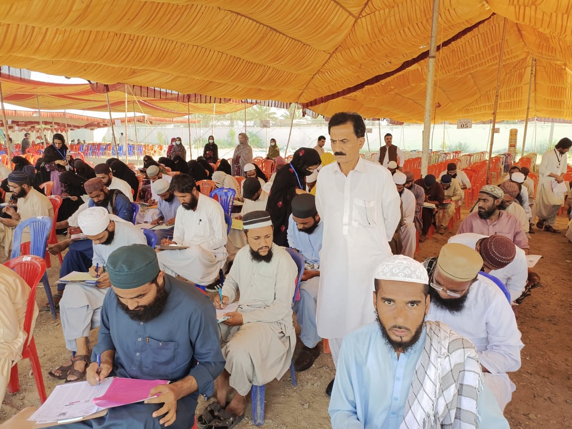 Mr. Irfan Garshien and Abdul Qudoos Mengal from CMIT monitored the SED teacher appointments test. The first session test took place on June 6th, 2023, from 8:30 am to 10:10 am at the BRC Turbat Center. The test was for the positions of JAT and JET (Tech).