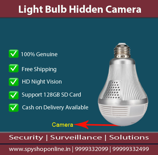 yugrajsaini2's tweet image. Light Bulb Hidden Camera Wireless WIFI Home HD Video 360 Degree Wide Angel View Support 128 GB SD Card with Night Vision.
For any query:
Call us at 9999332499 | 9999332099
or visit us at: spyshoponline.in
#bulbcamera #lightbulb #home #security #hidden #recording