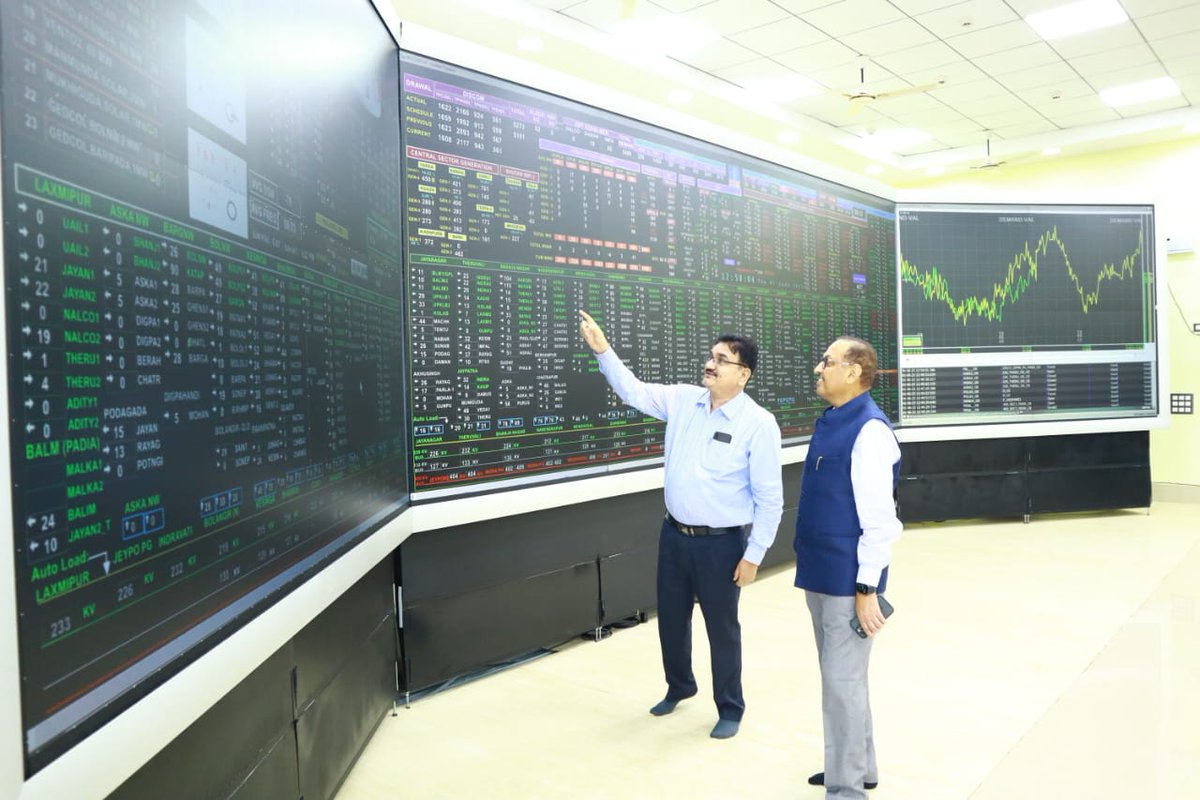 OdishaSldc's tweet photo. Hon'ble Member of Central Electricity Regulatory Commission Sri Indu Shekhar Jha visited the State Load Despatch Centre on 1st June. He was very much impressed by some of the technological initiatives taken up by SLDC for the management of Power Demand in the state. https://t.co/Q1ALP4jP5B