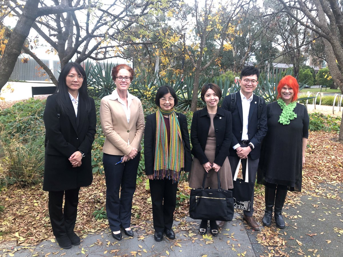 Delighted to host the Taiwanese President, Ker, Li-Ling, District Court Judge Joping Wu, Prosecutor Che-Chun Chu from the Academy for the Judiciary, along with Leslie Hsu from the Taipei Economic and Cultural Office this afternoon to discuss judicial education.
