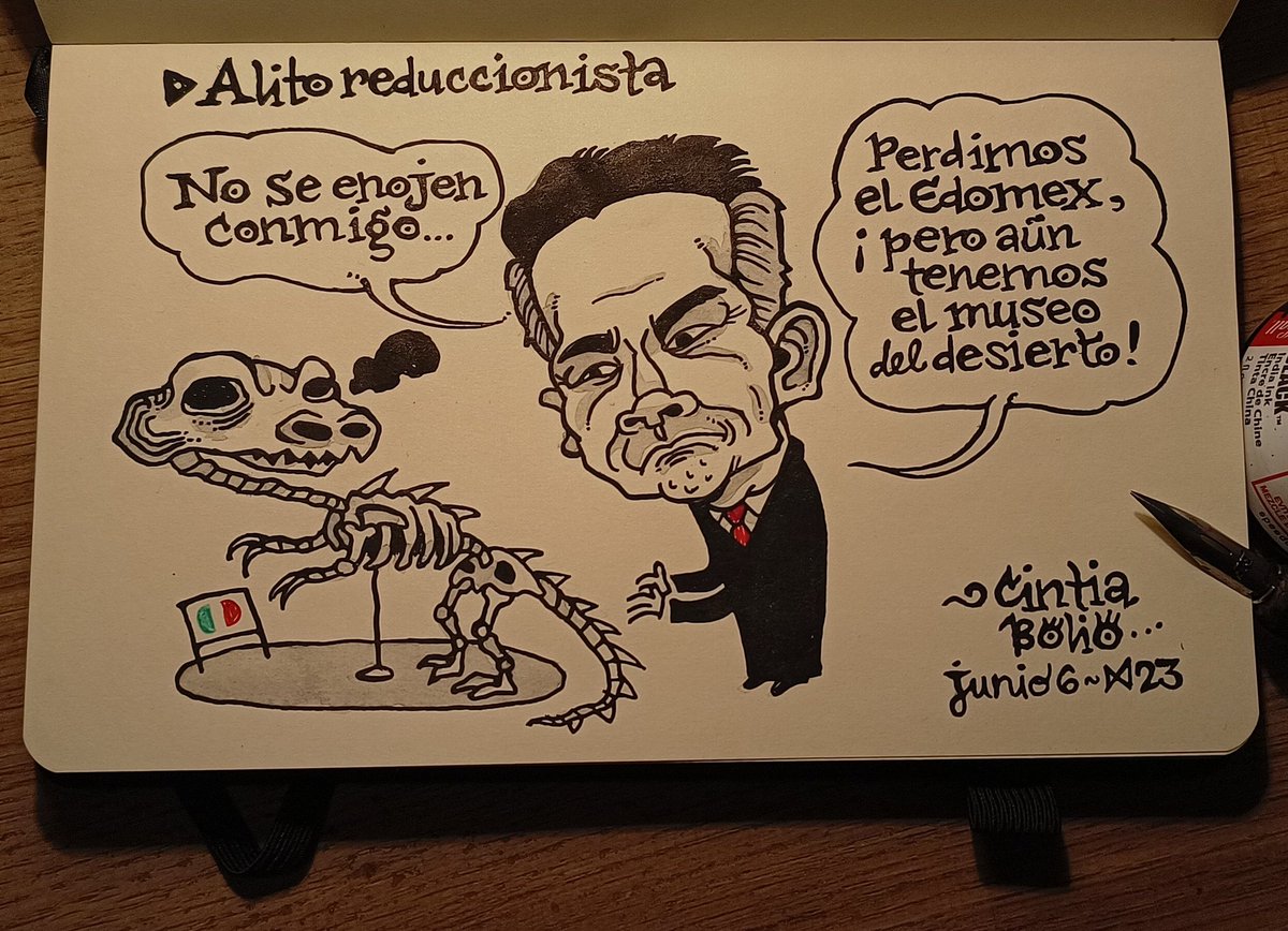 cintiabolio's tweet photo. 🔴Alito reduccionista
El otrora partidazo, hoy mini prinosaurio.
#CintiaBolio
#CartónPolítico
#Coahuila2023
#RIPalPRI
#MeteoritoTeam
#6Junio2023 https://t.co/CFpSxKFl89