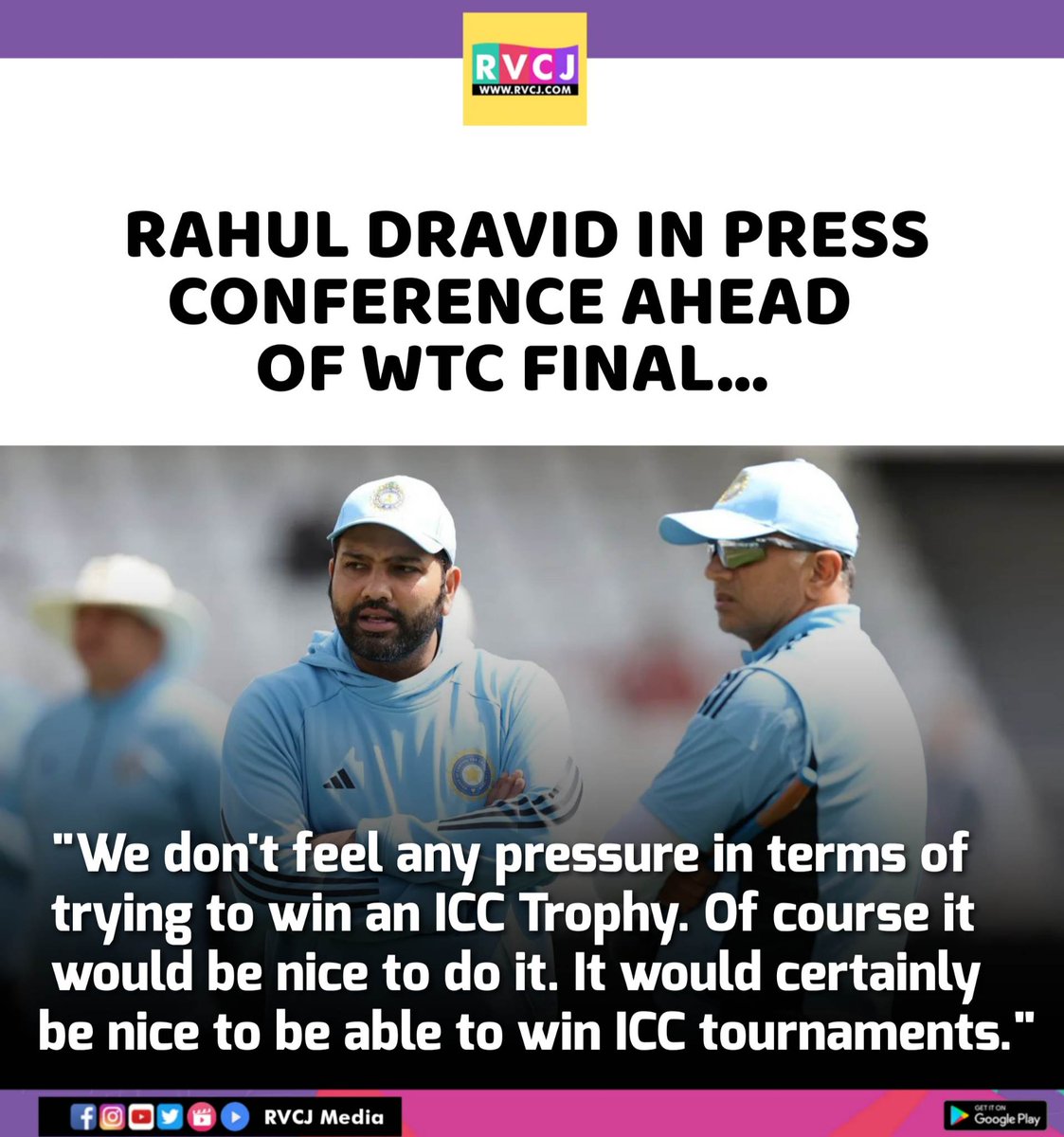 Rahul Dravid speaks...