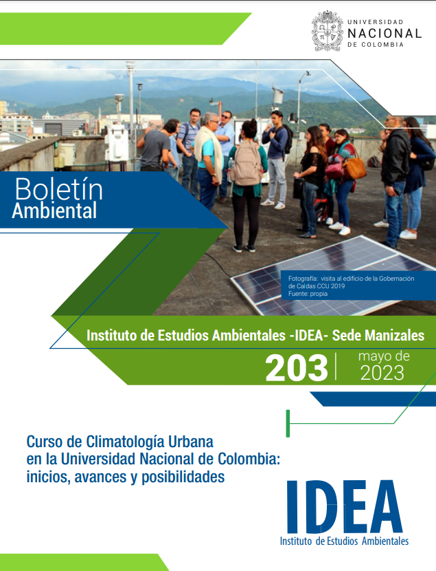 simac_unal's tweet image. Los invitamos a leer el boletín ambiental #203 titulado "Curso de Climatología Urbana en la Universidad Nacional de Colombia: inicios, avances y posibilidades", siguiendo el enlace en la sección Boletines Ambientales 2023: idea.manizales.unal.edu.co/boletin-ambien…
#SIMAC
