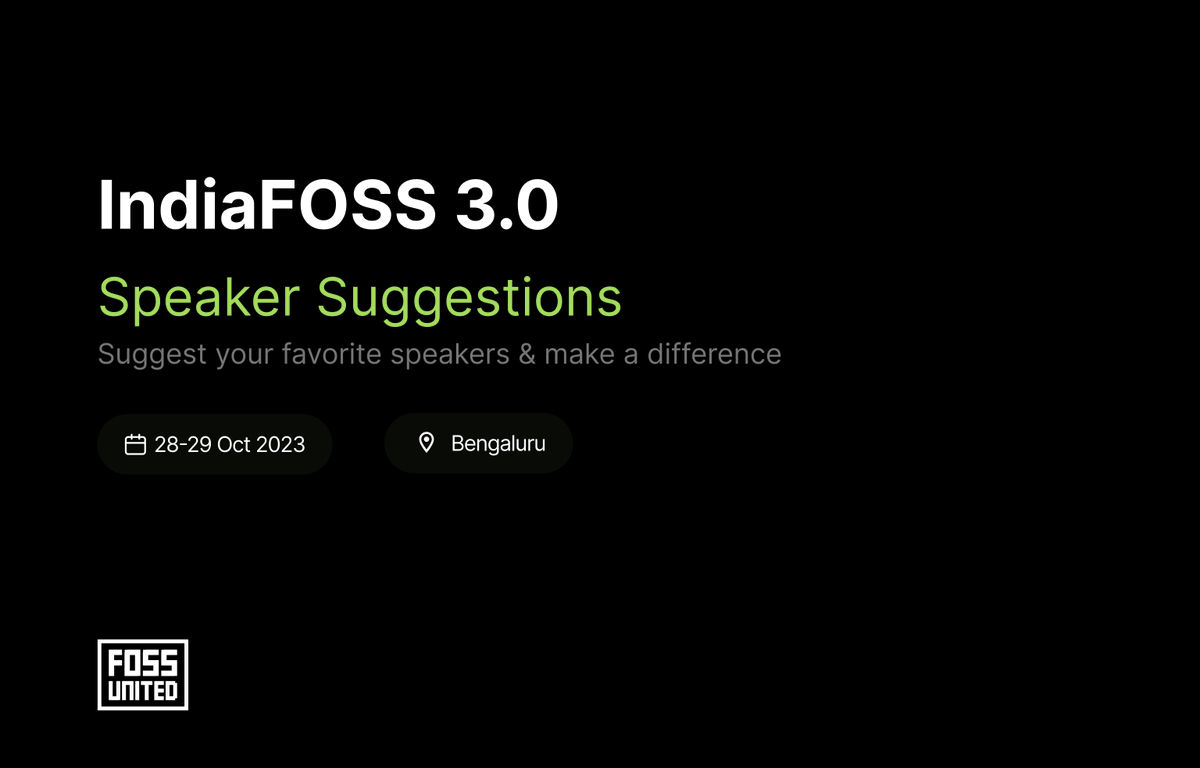 FOSS United tweet media