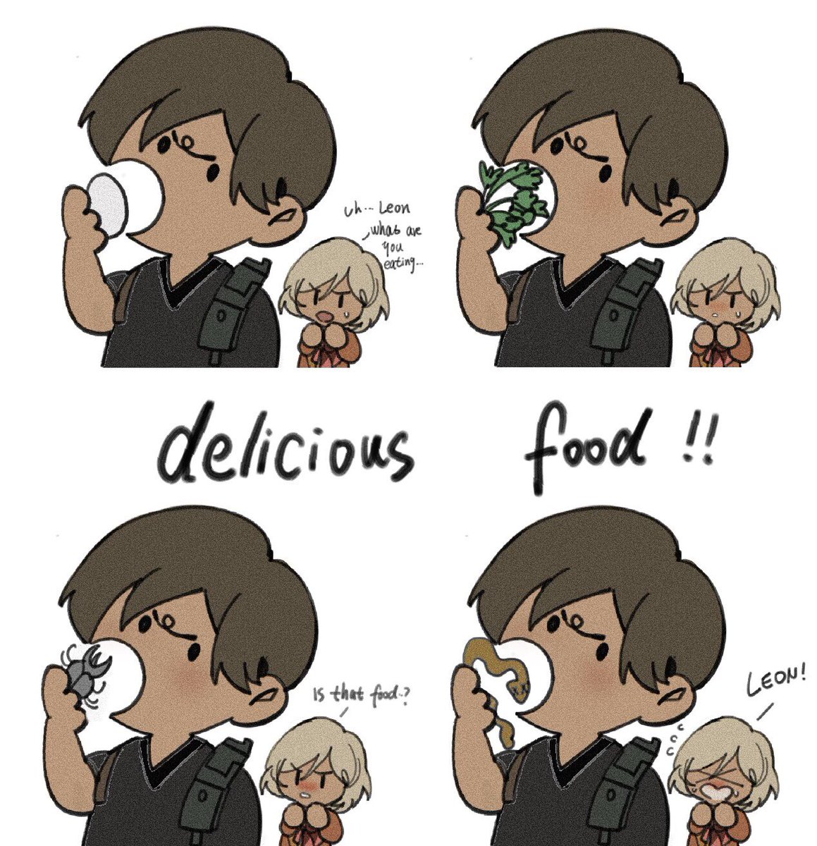 JUST EATING EVERYTHING！
#ResidentEvil4Remake #LeonKennedy