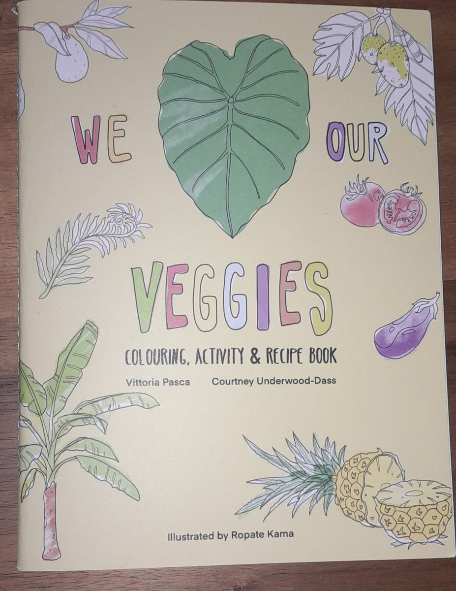 Congrats Vittoria & Courtney on ur 'we ♡ our veggies' bk. A grt pleasure 2 MC. Launched by the 1st Lady, tis a grt kids activity bk. Transforming our #Pacificfoodsystem starts with our pikinini's/kids & us prepping them 4 their future. #foodliteracy @AFsuva @spc_cps