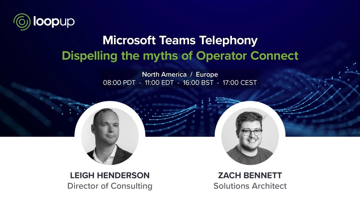 Join us in our upcoming  webinar, "Microsoft Teams Telephony: Dispelling the Myths of Operator  Connect," where we aim to set the record straight about this widely discussed topic: tinyurl.com/yfhjb3sp
#microsoftteams #microsoftteamstelephony #teams #webinar #operatorconnect