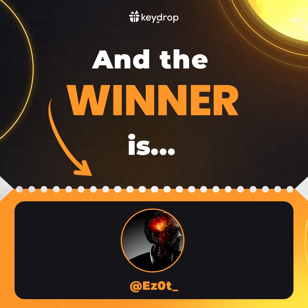 🔥 The winner of the giveaway is:
@Ez0t_

Congratulations on winning! 🎁
Please DM to collect your 🏆

#freeskins #csgoskinsgiveaway #csgoskinsfree #giveaway #airdrop #csgocases #csgocase #csgocommunity #csgoesport #skins #csgoskins #keydrop #keydropcom #CSGO