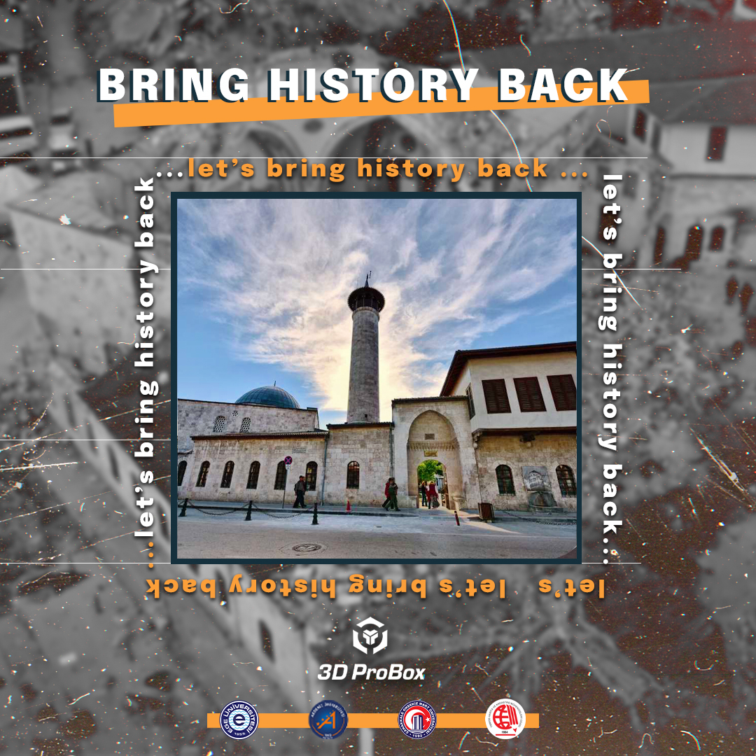 3DProBox's tweet photo. Great news everyone! Work has begun to save our treasured landmarks that were harmed during the recent earthquakes in Kahramanmaraş and Hatay. 3D ProBox, a tech company, is making a 3D model of the historic Habib-i Neccar Mosque. https://t.co/PHtRM4A5EG