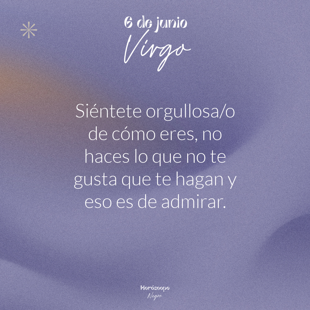 ✨♍✨ #virgo #horoscoponegro