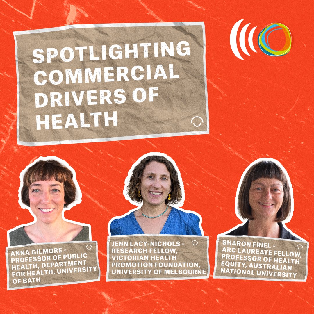 ncdalliance's tweet photo. 🤔How do the products made by commercial actors affect people’s health &amp; how can we start to reduce those impacts?
🎧Hear more on "The Voices of the Health Revolution" with
✅ @SharonFrielOz
✅ Anna Gilmore, @UniofBath
✅ @JLacyNichols
👉https://t.co/TY61lUId56 https://t.co/jr9JScejEU