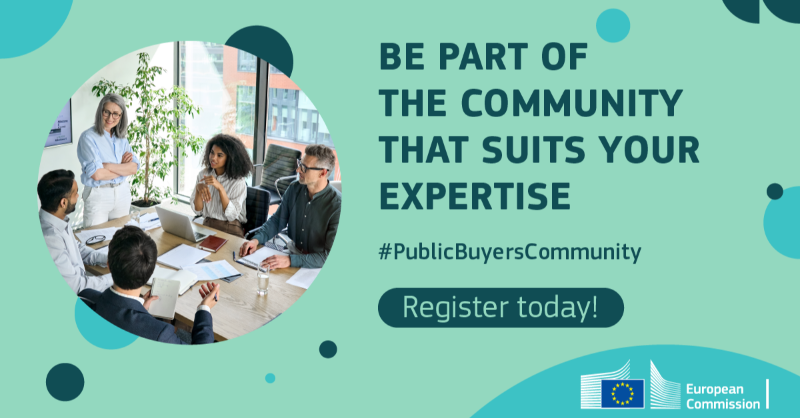 Have you subscribed to the #PublicBuyersCommunity Platform yet? It's simple and the benefits are plentiful. 

1⃣ Check out the different communities. 
2⃣ Find a community that suits your profile & area of expertise. 
3⃣ Subscribe and apply to join. 

👉 europa.eu/!gk6yfV